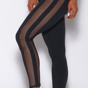 Bombshell Mohawk black legging net sides super sexy and cute comfy size small